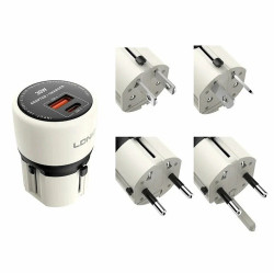Сетевое зарядное устройство для путешествий LDNIO Q2319 30W PD + QC3.0, для всех типов розеток (быстрая зарядка)