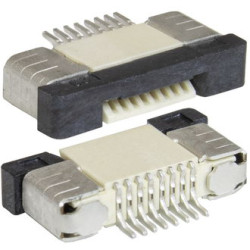 FPC/FFC 0.5mm 08A, Розетка на плату