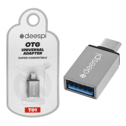 6-070, Переходник OTG USB-TypeC, Deespi T01