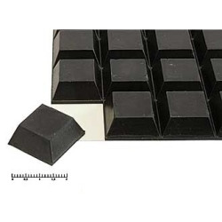SF-006 (20.5x14x7.6mm), Ножка приборная резиновая самоклеящаяся