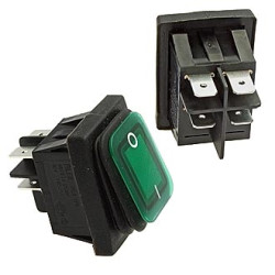 SB092 IP65 on-off 22x30mm, Переключатель герметичный, 4 контакта