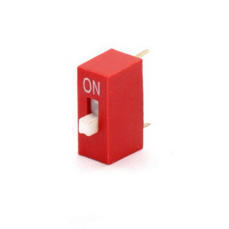 SWD1-1 (DS-01) (Вдм1-1), DIP переключатель угловой 1pin красный - изображение 1