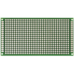 Z-D3MG-PCB, Плата печатная макетная, 5х9см (зелёная маска)