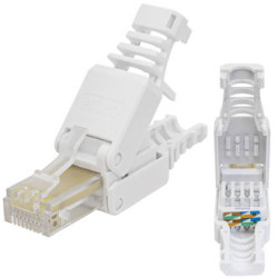 RJ45 (TP-8P8C) Cat5E, Вилка сетевая быстрозажимная