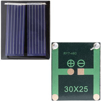 SP10 30х25 mm, Солнечная панель 1 В, 0.85 А, 30 x 25 мм - изображение 1