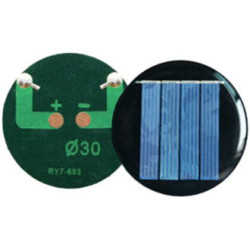 SP51 ф30 mm, Солнечная панель 2 В, 0.2 А, d=30 мм