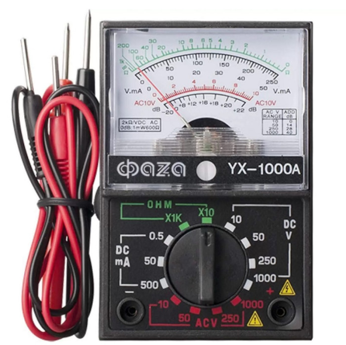 ФАZА YX-1000A, Мультиметр аналоговый универсальный - изображение 1