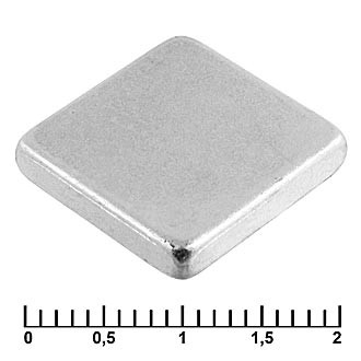 B 15x15x3 N35, Магнит неодимовый квадратный 15x15x3 мм - изображение 1