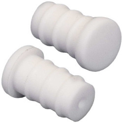 Rubber plug 3.5mm Jack 01 white, Аудио разъем