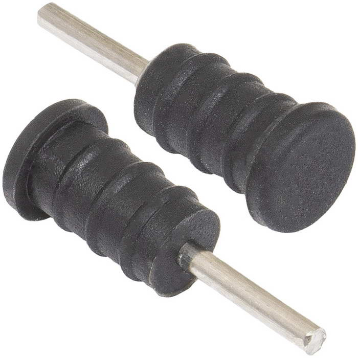 Rubber plug 3.5mm Jack 02 black, Аудио разъем - изображение 1
