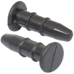 Rubber plug 3.5mm Jack 03 black, Аудио разъем