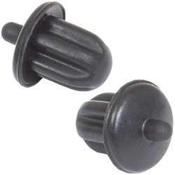 Rubber plug 6.35mm Jack 01 black, Аудио разъем