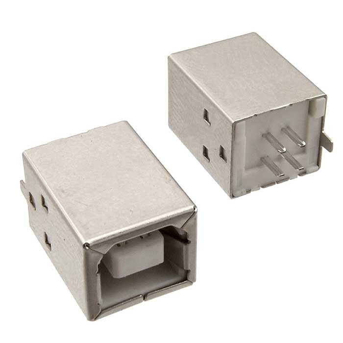 USBB-1J-F (SZC), Розетка USB на плату, тип B - изображение 1