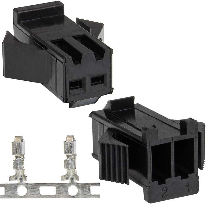 SM-2F 2.54mm + Terminal, Розетка на кабель - изображение 1
