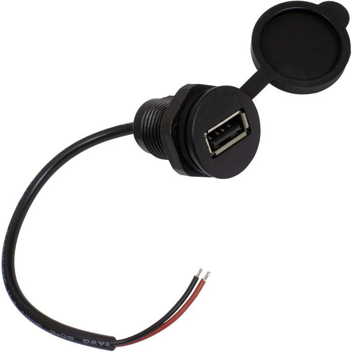 USB-2Pin M18 cap, Разъем USB - изображение 1