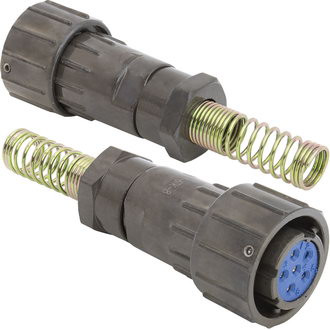 FQ18-6pin TK-8, Розетка на кабель 6-pin - изображение 1