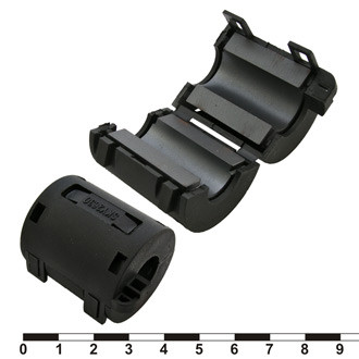 ZCAT3035-1330-BK (black), Фильтр ферритовый в сером корпусе (13 мм) - изображение 1