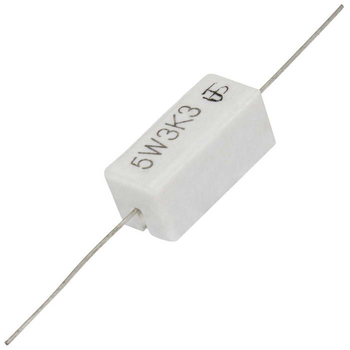 RX27-1 3.3 кОм 5W 5% / SQP5, Резистор - изображение 1