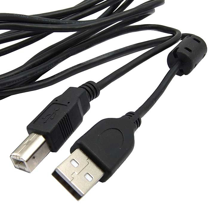 USB2.0 A(m)-USB B(m) FB 1.8m, Компьютерный шнур - изображение 1
