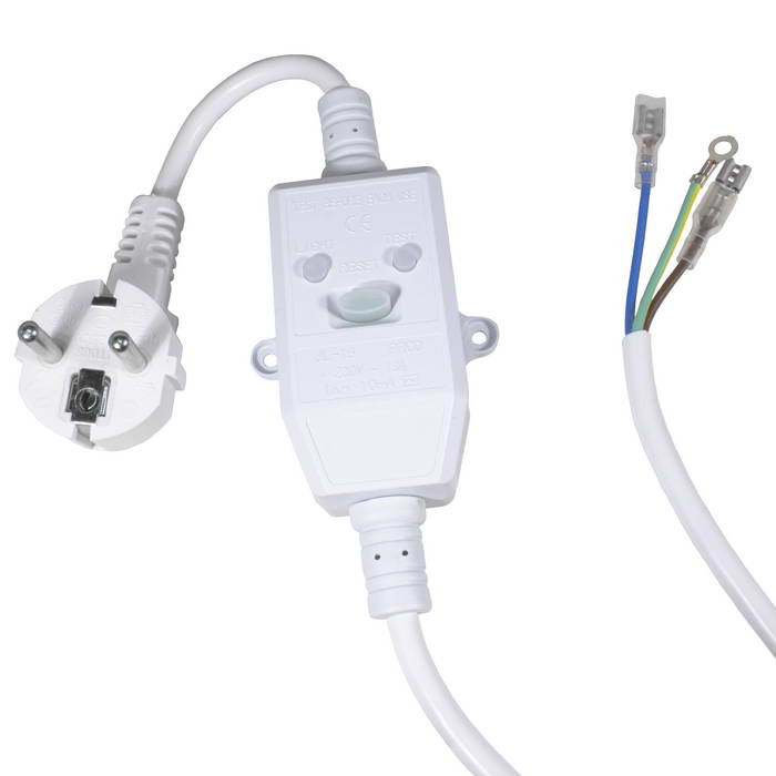 SCZ Угл. УЗО 16A 1.5m 3х1.0 W, Сетевой шнур - изображение 1