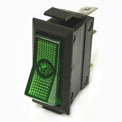 ASW-09-102 on-on зеленый, Переключатель