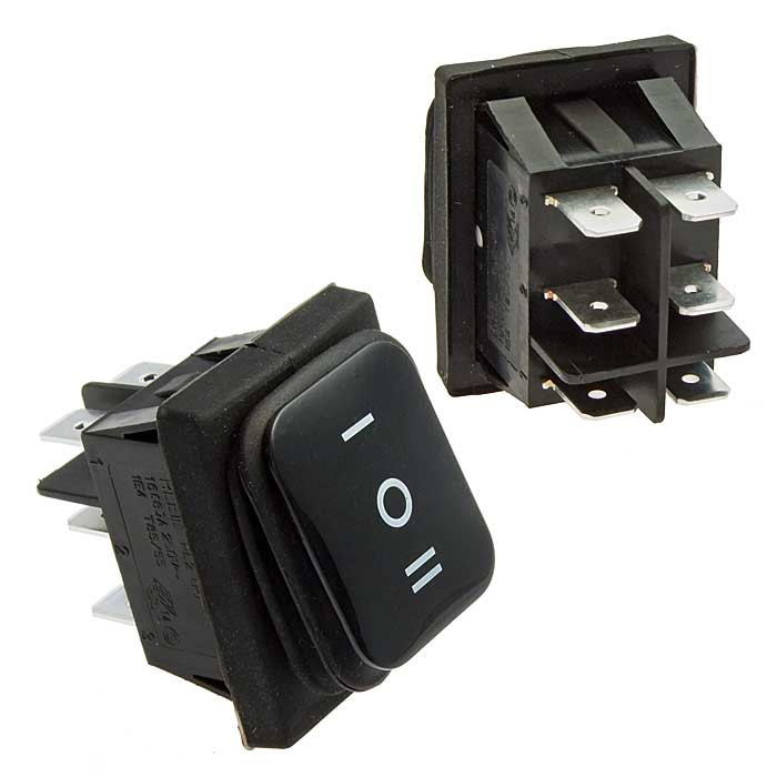 SB090 IP65 on-off-(on) 22x30mm, Переключатель - изображение 1
