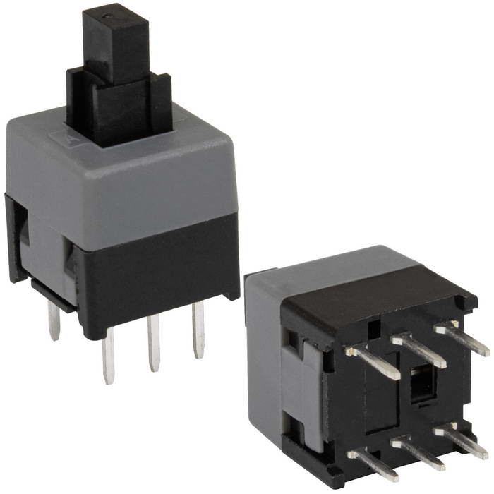 PB22E09 без фикс. 8.5x8.5x14, Кнопка миниатюрная - изображение 1
