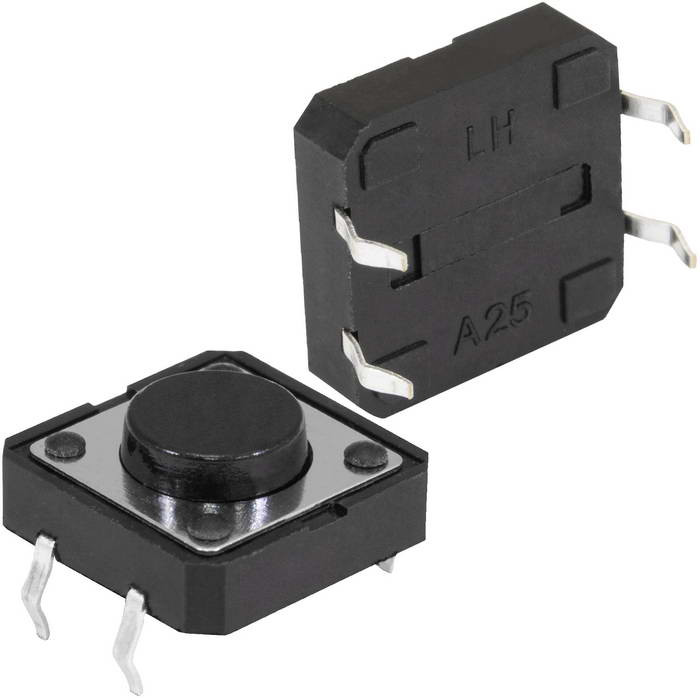 KAN1211-0501B 12x12x5 mm, Кнопка тактовая - изображение 1