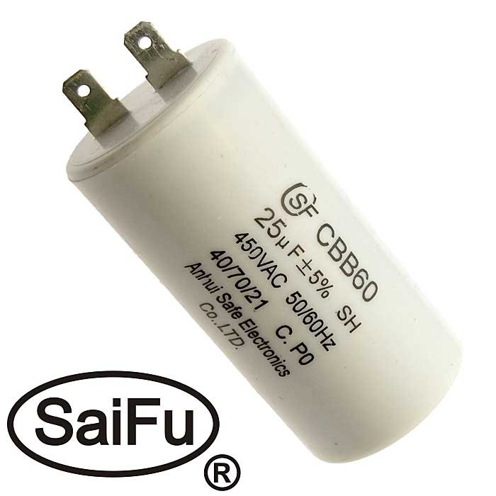 CBB60 25uF 450V (SAIFU), Конденсатор - изображение 1