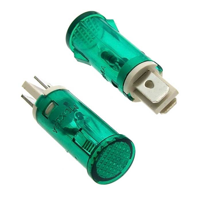 MDX-14 green 220V, Лампа неоновая в корпусе - изображение 1