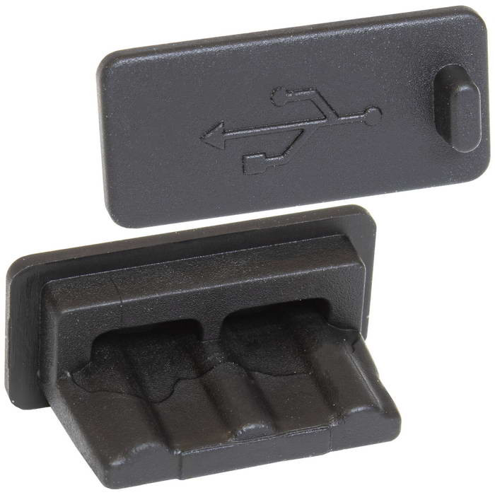 Rubber plug USB 01 blac, Разъем USB - изображение 1