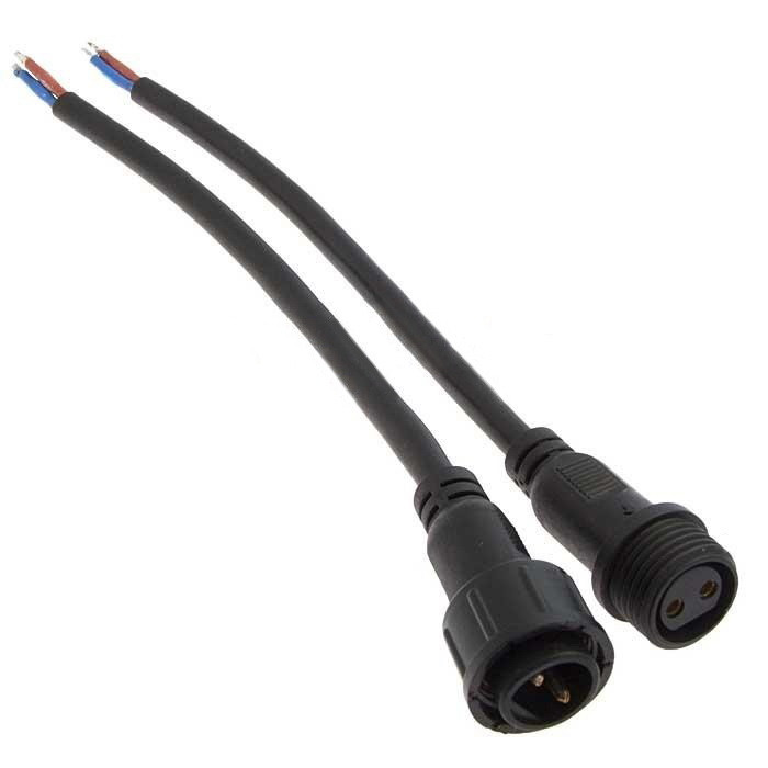 2pin BP L=40 D=21.5mm 2*0.75mm2, Разъем герметичный - изображение 1