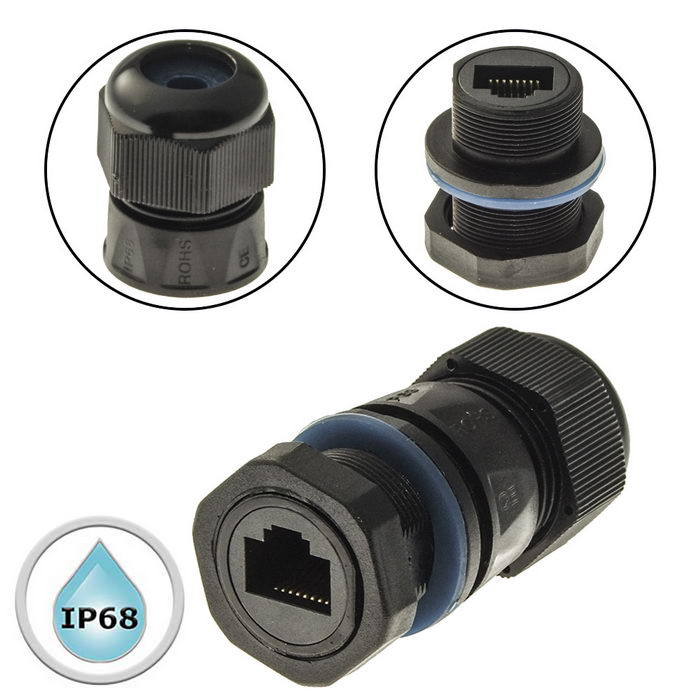 RJ45M20Z1-6A, Разъем герметичный - изображение 1