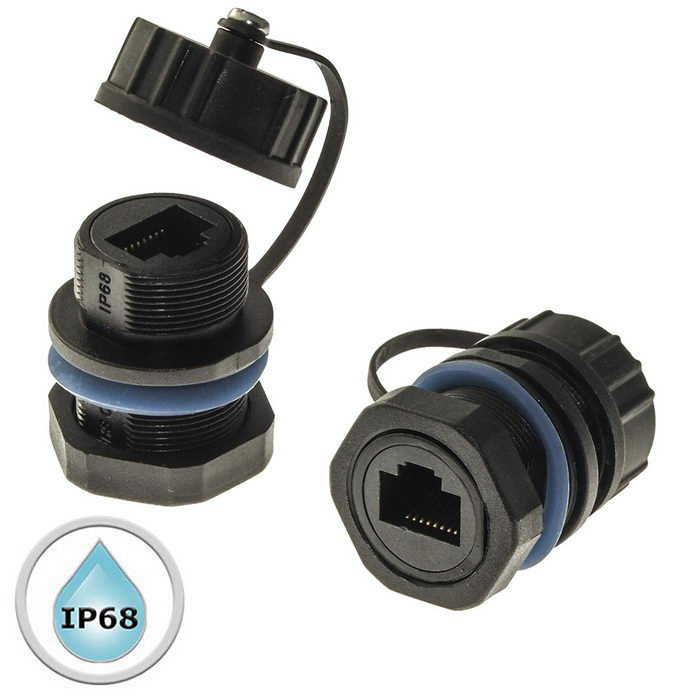 RJ45M20ZO-6AG, Разъем герметичный - изображение 1