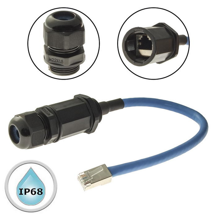 RJ45M22L25-6B, Разъем герметичный - изображение 1
