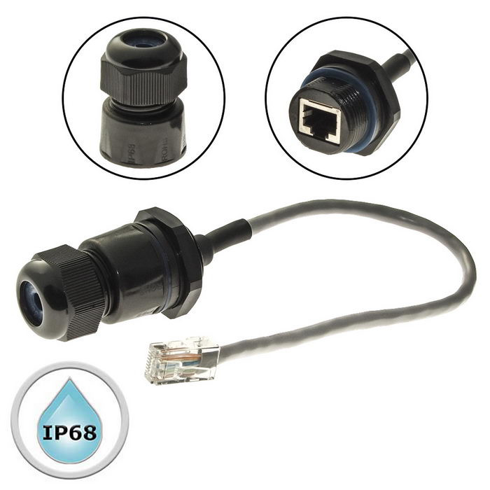 RJ45M25L25-5A, Разъем герметичный - изображение 1