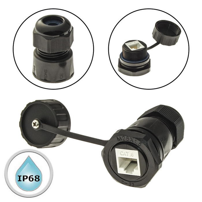 RJ45M25Z1-6AG1, Разъем герметичный - изображение 1