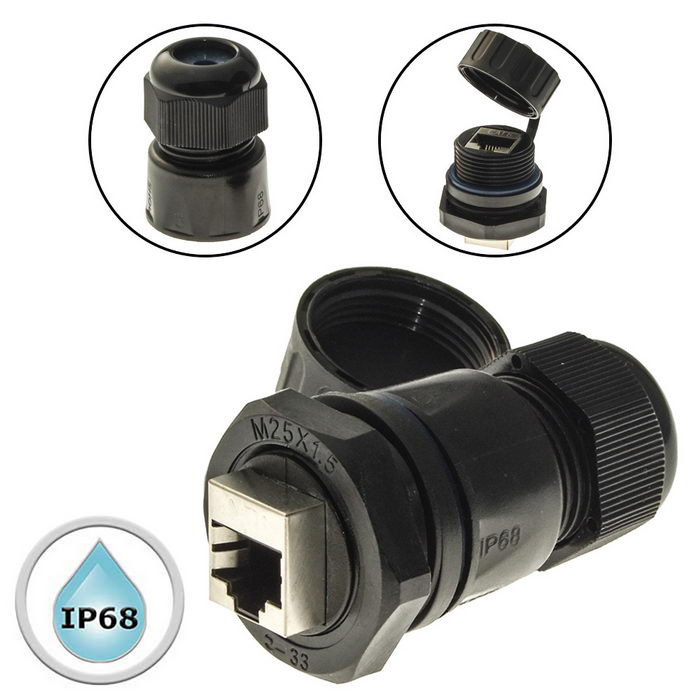 RJ45M25Z1-6BG1, Разъем герметичный - изображение 1