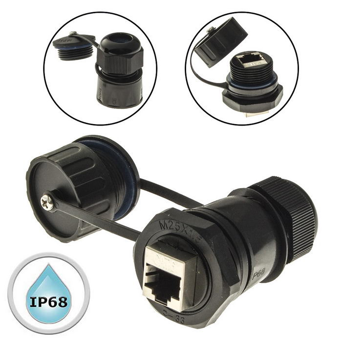 RJ45M25Z1-6BG2, Разъем герметичный - изображение 1