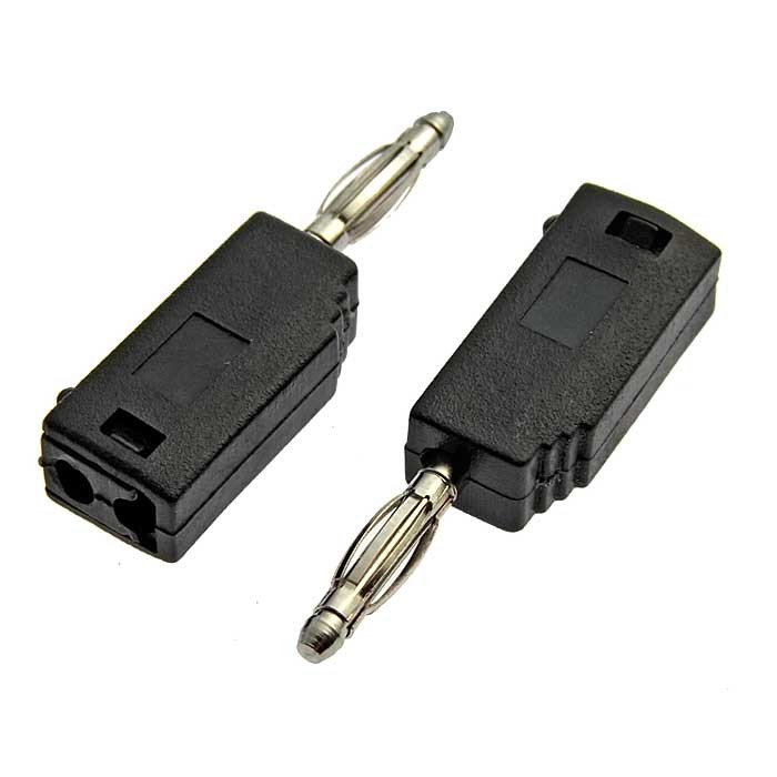 Z027 2mm Stackable Plug BLACK, Клемма - изображение 1