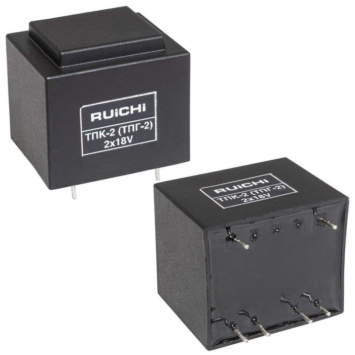 ТПК-2 (ТПГ-2) 2x18V (аналог), Трансформатор - изображение 1