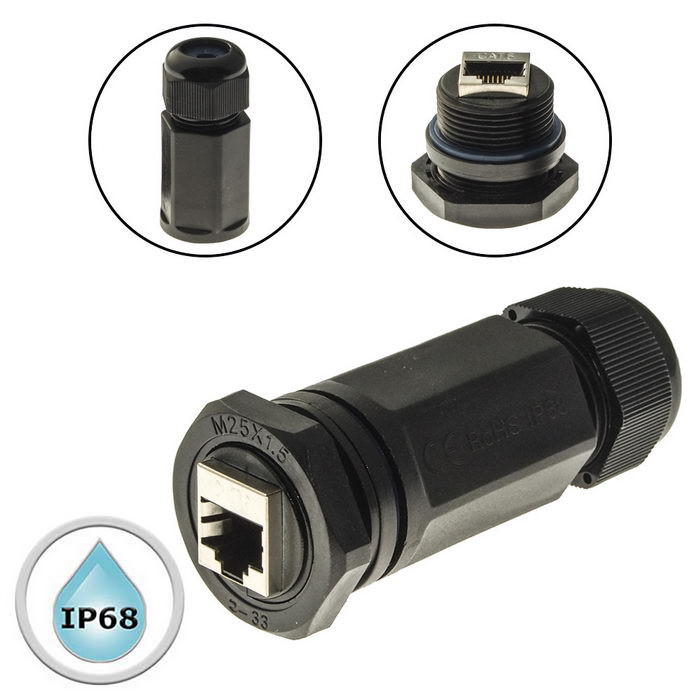 RJ45M25Z1L -6B, Разъем герметичный - изображение 1