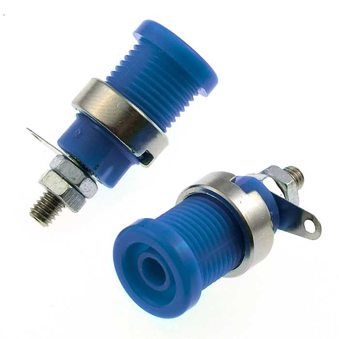 ZP012 4mm Panel-mount Socket,BLUE, Клемма - изображение 1