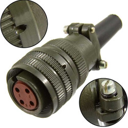 KP2-16K4P M-1mm (каб.роз.), Разъем