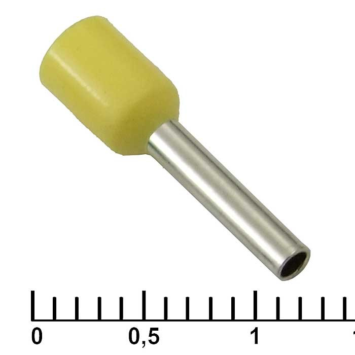 DN01510 yellow (1.7x10mm), Кабельный наконечник - изображение 1