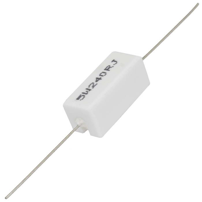 RX27-1 240 Ом 5W 5% / SQP5, Резистор - изображение 1