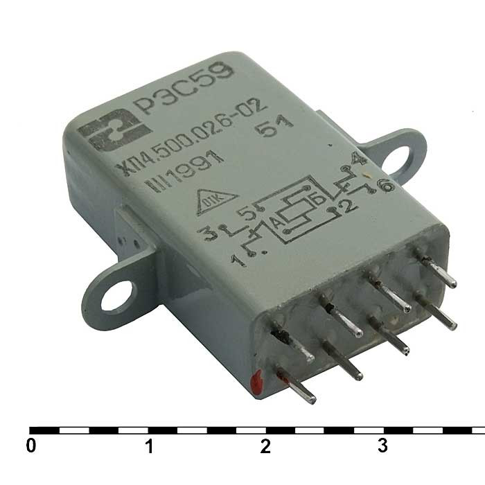 РЭС59 026.02, Реле - изображение 1