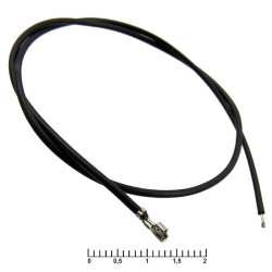 HB 2,00 mm AWG26 0,3m black, Разъем