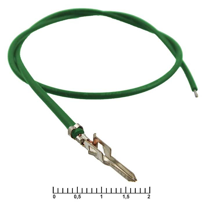 MF-M 4,20 mm AWG20 0,3m green, Разъем - изображение 1